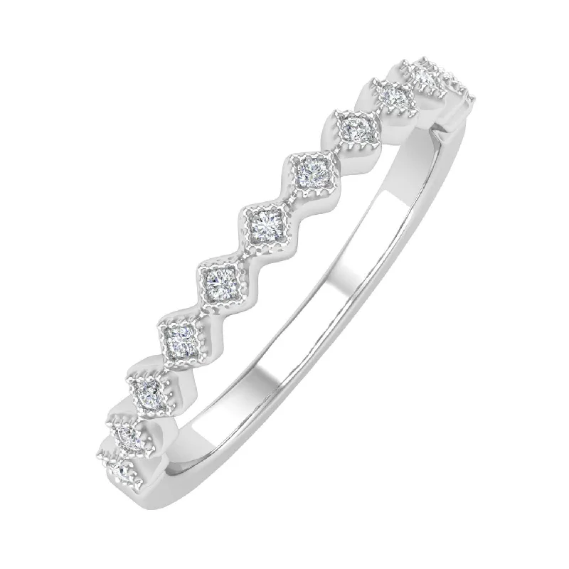 Affordable Gold-Plated Jewelry For Modern Fashion Gold Diamond Wedding Band Ring (0.05 Carat) - IGI Certified Affordable Gold-Plated Jewelry For Modern Fashion Gold Diamond Wedding Band Ring (0.05 Carat) - IGI Certified