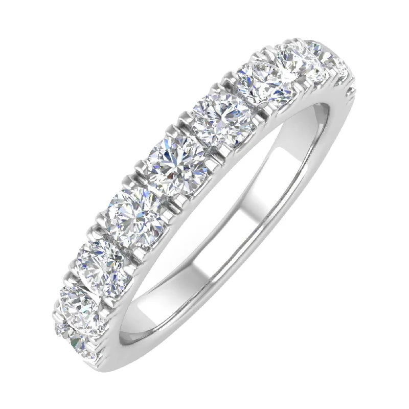 Shop Dazzling Jewelry At The Best Prices Gold Diamond Wedding Band Ring (0.85 Carat) - IGI Certified Shop Dazzling Jewelry At The Best Prices Gold Diamond Wedding Band Ring (0.85 Carat) - IGI Certified