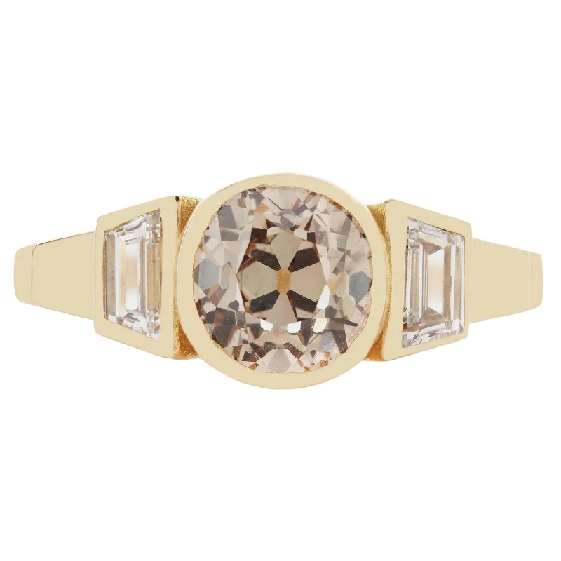 Everyday Jewelry Essentials Now On Sale Golden Deco Diamond Ring