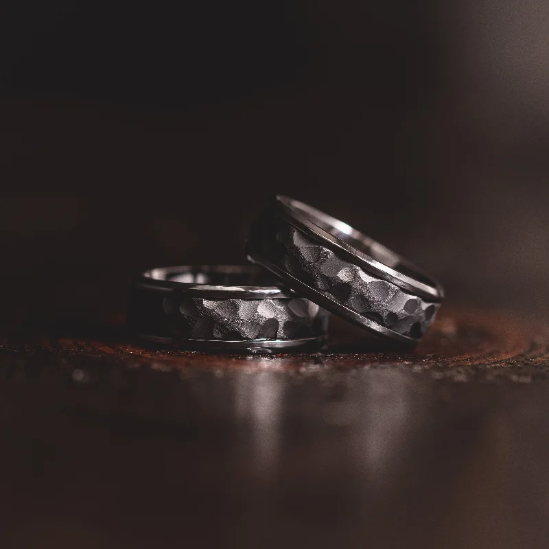 Premium Jewelry, Premium Discounts – Act Fast "Hades" Black Zirconium x Black Tungsten- 8mm Premium Jewelry, Premium Discounts – Act Fast "Hades" Black Zirconium x Black Tungsten- 8mm