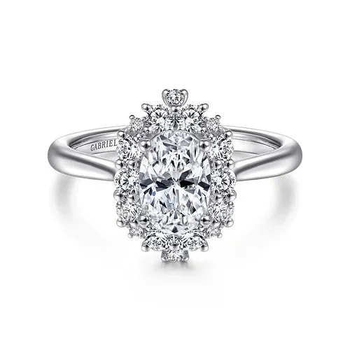 Shop Dazzling Jewelry With Special Promotional Discounts Jada - 14K White Gold Oval Halo Diamond Engagement Ring (Setting Only) Shop Dazzling Jewelry With Special Promotional Discounts Jada - 14K White Gold Oval Halo Diamond Engagement Ring (Setting Only)