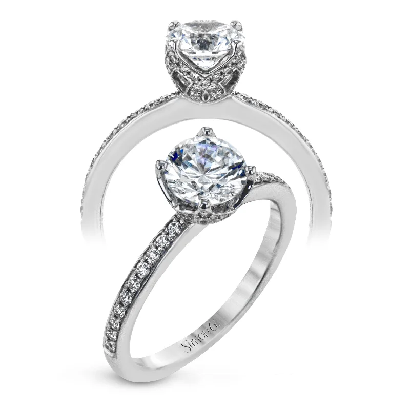 Limited-Time Offer On Elegant Jewelry Pieces Round-cut Engagement Ring in 18k Gold with Diamonds Limited-Time Offer On Elegant Jewelry Pieces Round-cut Engagement Ring in 18k Gold with Diamonds