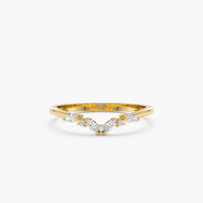 Buy More, Save More – Special Jewelry Discounts Marquise and Round Diamond Nesting Ring, Zoie Buy More, Save More – Special Jewelry Discounts Marquise and Round Diamond Nesting Ring, Zoie