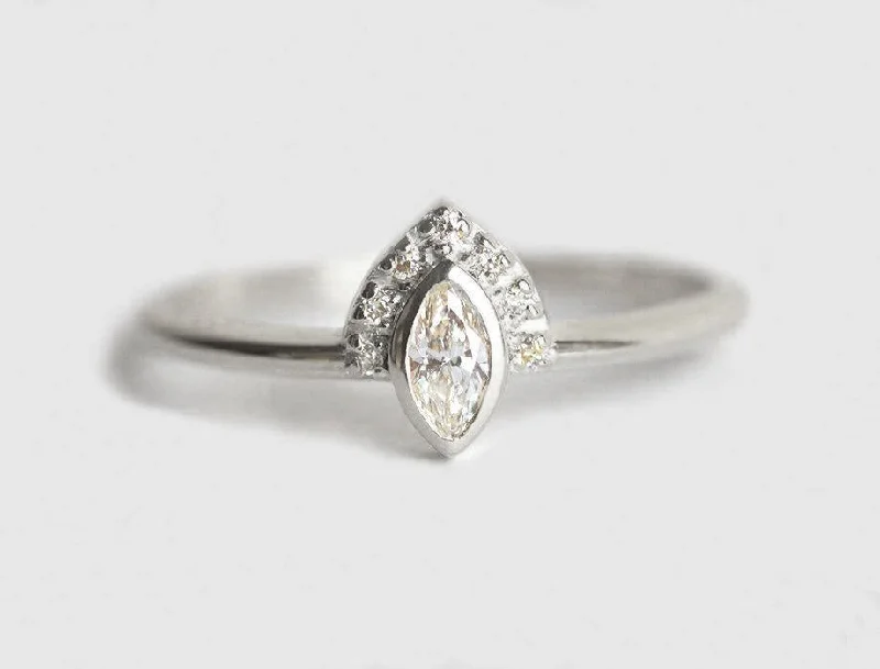 Dazzle In Elegance With Our Biggest Jewelry Sale Ivona Marquise Diamond Engagement Ring With Pave Diamonds Dazzle In Elegance With Our Biggest Jewelry Sale Ivona Marquise Diamond Engagement Ring With Pave Diamonds
