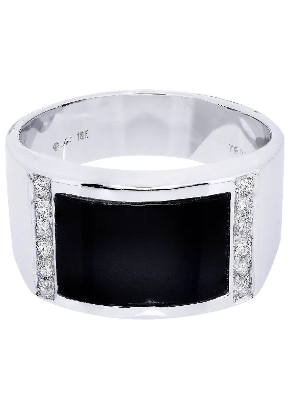 Unique Jewelry For Less – Shop The Sale Now White Gold Pinky Diamond Ring| 0.22 Carats| 9.6 Grams Unique Jewelry For Less – Shop The Sale Now White Gold Pinky Diamond Ring| 0.22 Carats| 9.6 Grams
