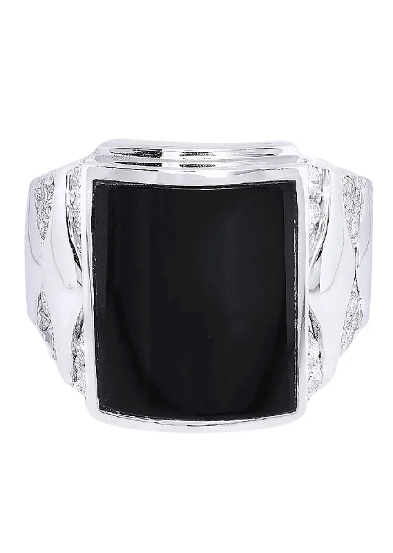 Shop Fine Jewelry With Amazing Deals White Gold Mens Diamond Ring| 0.76 Carats| 16.98 Grams Shop Fine Jewelry With Amazing Deals White Gold Mens Diamond Ring| 0.76 Carats| 16.98 Grams
