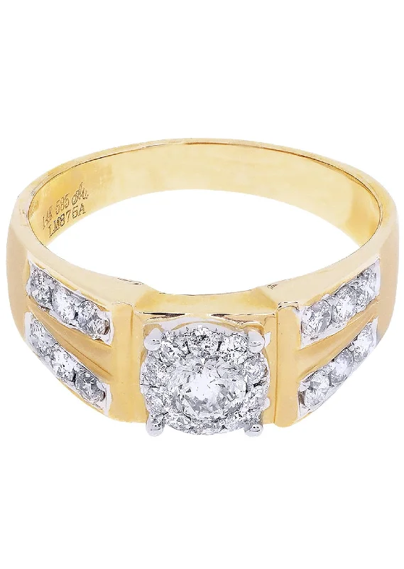 Unbeatable Offers On Luxury And Everyday Jewelry Mens Diamond Ring / Pinky Diamond Ring| 1.06 Carats Unbeatable Offers On Luxury And Everyday Jewelry Mens Diamond Ring / Pinky Diamond Ring| 1.06 Carats