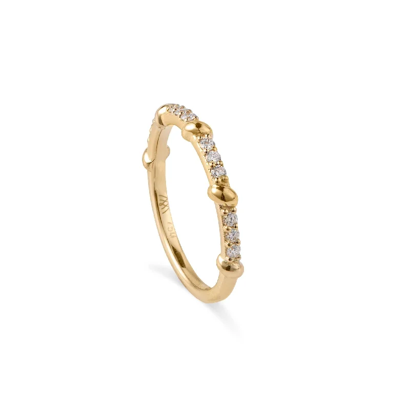 Limited-Stock Jewelry Sale – Once It's Gone, It's Gone Diamond Rope 18K Gold Ring