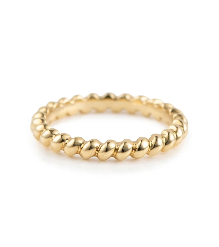 Affordable Luxury Jewelry For Every Occasion Rope 18K Gold Ring