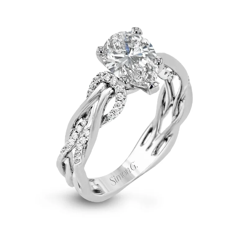 Get The Best Deals On Timeless Jewelry Pieces Pear-Cut Criss-Cross Engagement Ring In 18k Gold With Diamonds Get The Best Deals On Timeless Jewelry Pieces Pear-Cut Criss-Cross Engagement Ring In 18k Gold With Diamonds