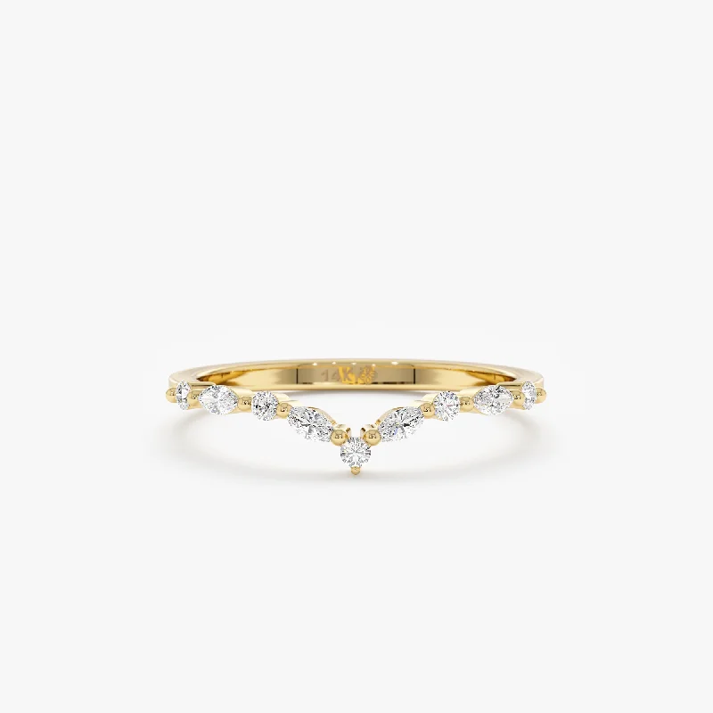 Luxury Jewelry Now At Special Promotional Rates Natural Diamond Nesting Ring, Fae