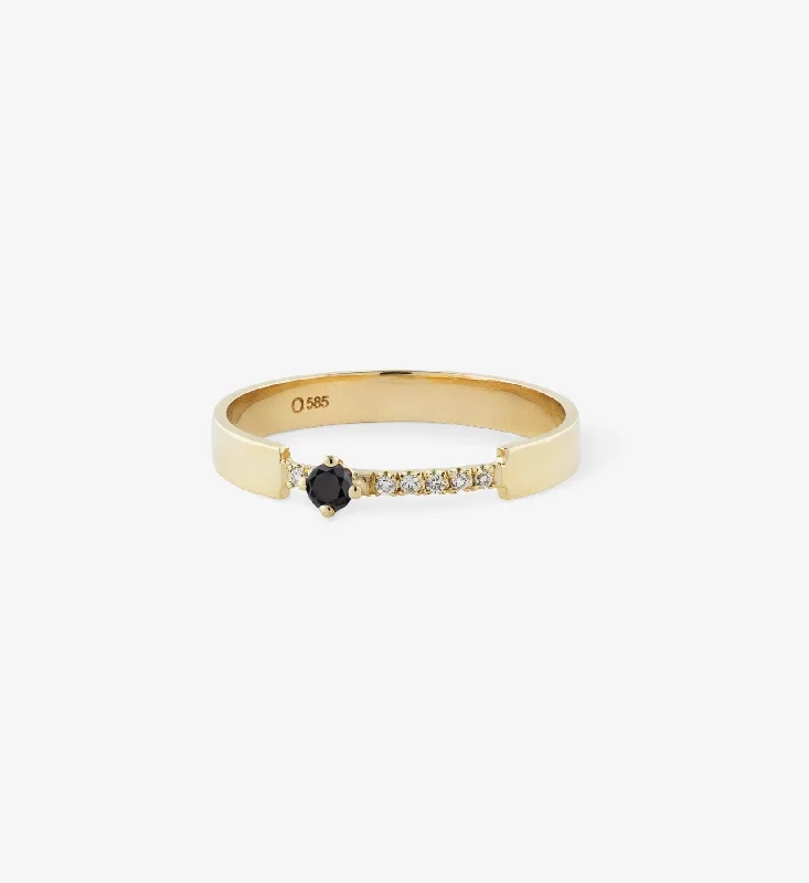 Seasonal Jewelry Sale – Upgrade Your Collection Black Diamond Ring 0.08 in 14K Gold Seasonal Jewelry Sale – Upgrade Your Collection Black Diamond Ring 0.08 in 14K Gold