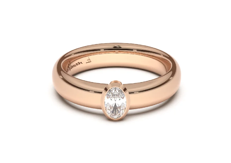 The Jewelry Sale You've Been Waiting For Is Here Oval Elegant Engagement Ring, Red Gold The Jewelry Sale You've Been Waiting For Is Here Oval Elegant Engagement Ring, Red Gold