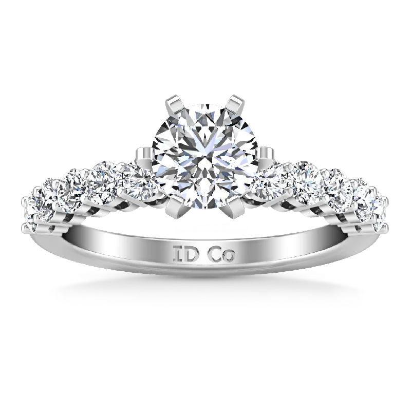High-End Sparkle, Low-End Prices – Shop Now Pave Engagement Ring Fleur 14K White Gold High-End Sparkle, Low-End Prices – Shop Now Pave Engagement Ring Fleur 14K White Gold