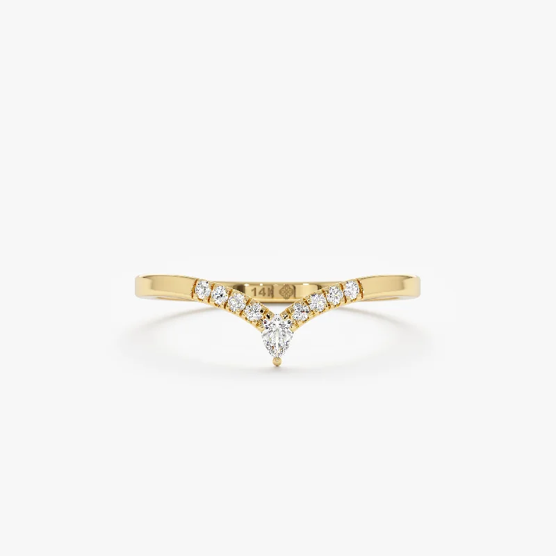 Holiday Jewelry Sale – Perfect Gifts At The Best Prices Pear and Round Diamond Nesting Ring, Ellie Holiday Jewelry Sale – Perfect Gifts At The Best Prices Pear and Round Diamond Nesting Ring, Ellie