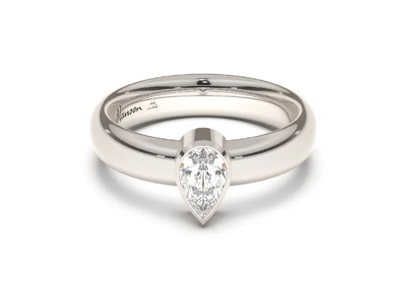Shop Dazzling Jewelry At The Best Prices Pear Modern Engagement Ring, White Gold & Platinum Shop Dazzling Jewelry At The Best Prices Pear Modern Engagement Ring, White Gold & Platinum