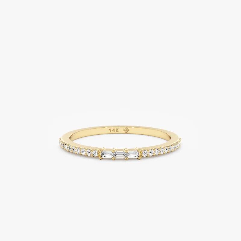 Eco-Friendly Sustainable Jewelry For Conscious Buyers Petite Diamond Half Eternity Ring, Kimia Eco-Friendly Sustainable Jewelry For Conscious Buyers Petite Diamond Half Eternity Ring, Kimia
