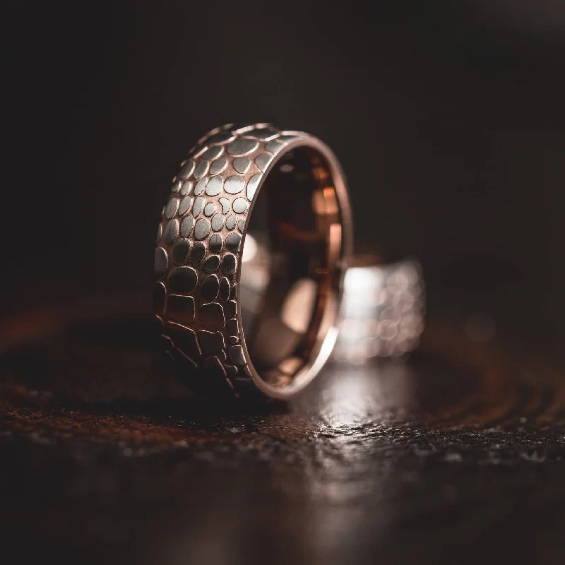 Once-A-Year Jewelry Deals – Shop Before They’Re Gone "Poseidon" Rose Gold Superconductor Ring- Steel with 18k Plate- 6mm/8mm Once-A-Year Jewelry Deals – Shop Before They’Re Gone "Poseidon" Rose Gold Superconductor Ring- Steel with 18k Plate- 6mm/8mm