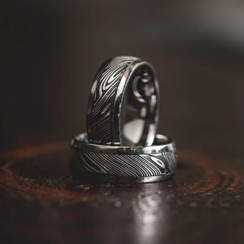 Luxury Jewelry Clearance – Shop Premium Styles Now "Poseidon"  Steel/Tungsten Ring