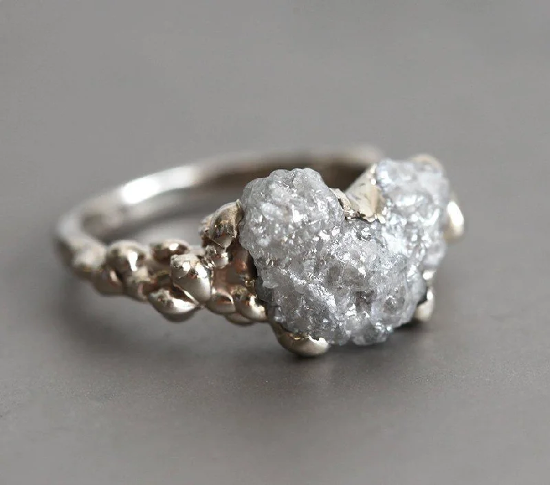 Big Savings On Your Favorite Jewelry Pieces Raw Heart Shaped Diamond Ring