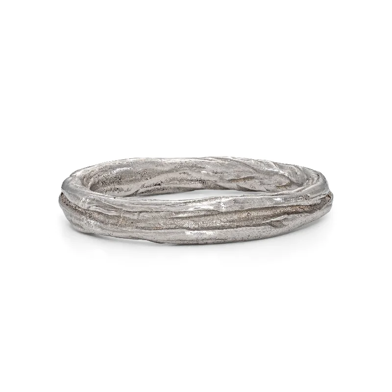 Your Perfect Accessory Now At The Best Price Ripple Fine Ring Platinum