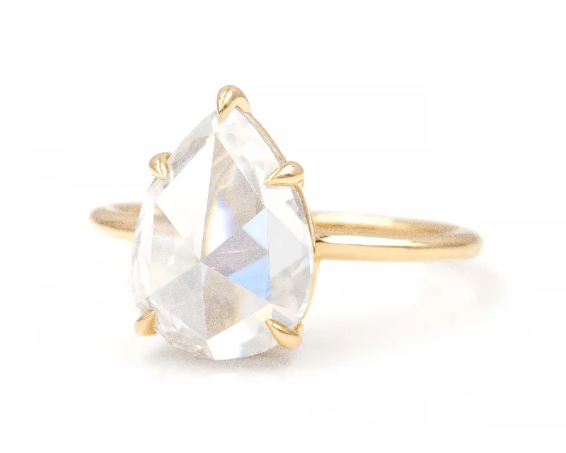 Make Your Outfit Shine With Discounted Jewelry Rose Cut Pear Moissanite Solitaire Ring Make Your Outfit Shine With Discounted Jewelry Rose Cut Pear Moissanite Solitaire Ring