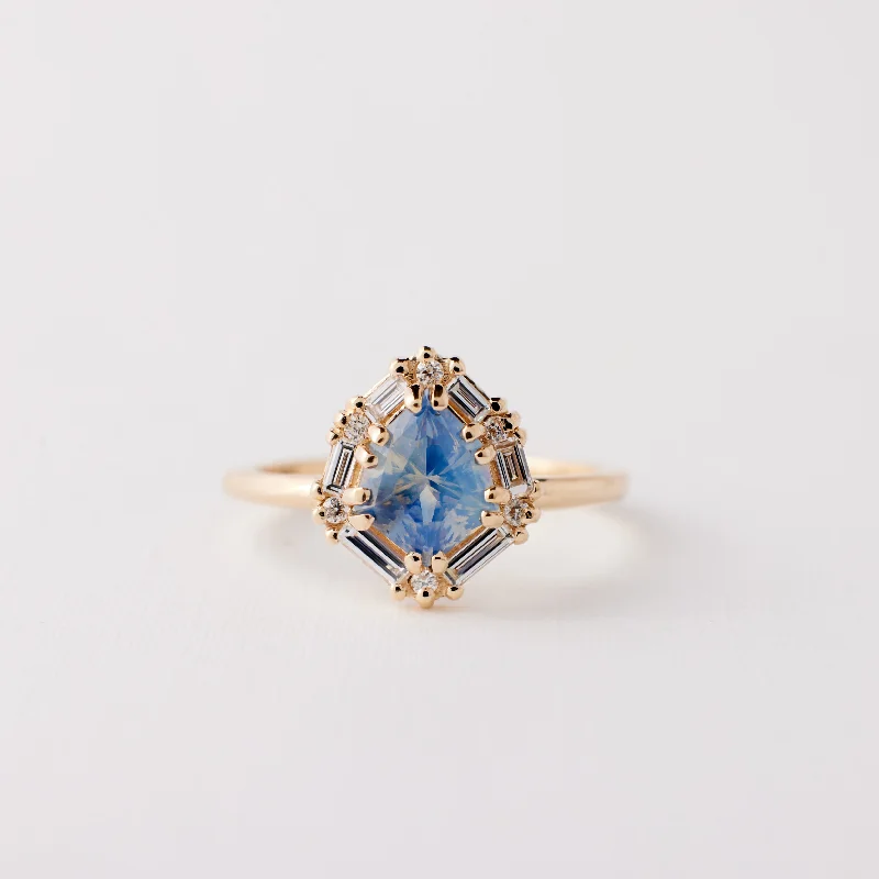 Sparkle For Less – Shop Our Limited-Time Jewelry Deals Seren Ring - 1.62 Carat Blue Yellow Shield Parti Sapphire Sparkle For Less – Shop Our Limited-Time Jewelry Deals Seren Ring - 1.62 Carat Blue Yellow Shield Parti Sapphire