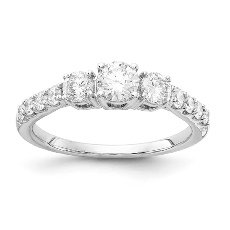 Best Jewelry Sale – Shop Exclusive Designs Now Signature EcoLove 1 CTW Lab Grown Diamond Three Stone Anniversary Ring in 14KT White Gold Best Jewelry Sale – Shop Exclusive Designs Now Signature EcoLove 1 CTW Lab Grown Diamond Three Stone Anniversary Ring in 14KT White Gold