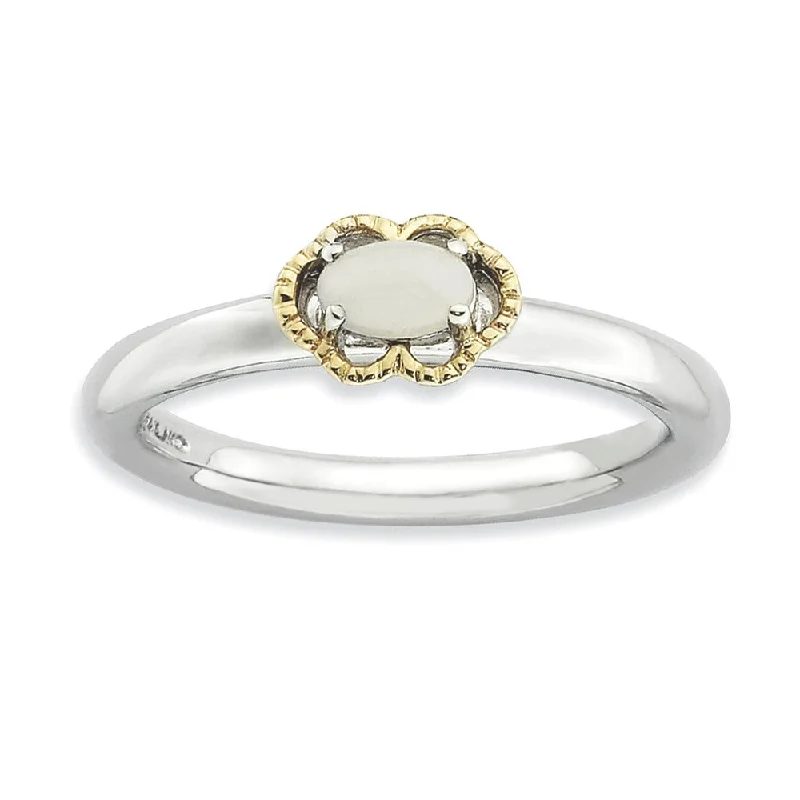 The Perfect Jewelry Piece At The Perfect Price Silver Stackable White Agate 2.25mm Ring The Perfect Jewelry Piece At The Perfect Price Silver Stackable White Agate 2.25mm Ring