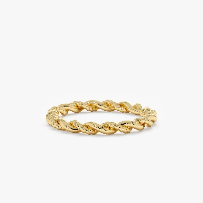 Buy More, Save More On Stunning Jewelry Pieces Solid Gold Twisted Ring, Nalani