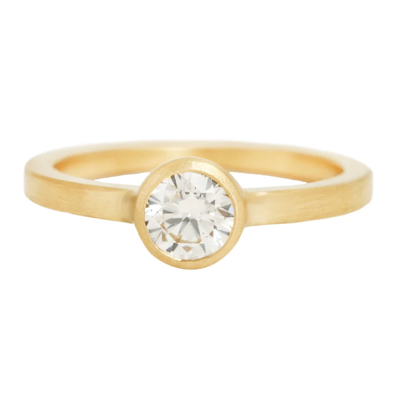 Trending Jewelry Now At Unbeatable Prices Square Band White Diamond Solitaire