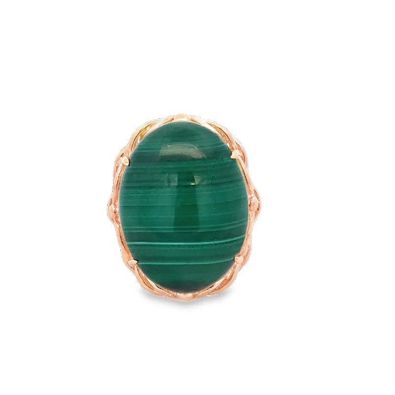Jewelry Clearance Event – Stock Up Before It's Over Statement Malachite Ring in Yellow Gold Jewelry Clearance Event – Stock Up Before It's Over Statement Malachite Ring in Yellow Gold