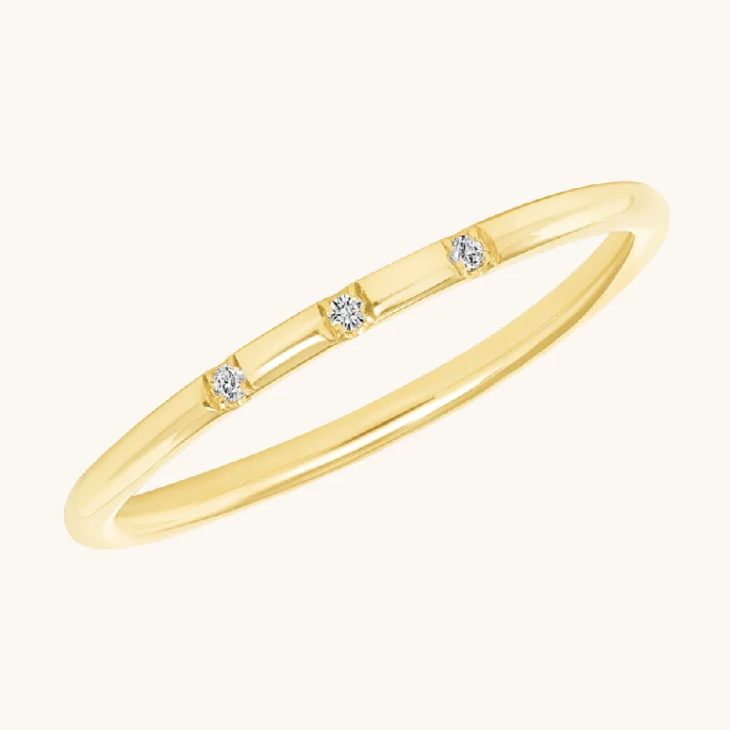 Affordable Glamour – Must-Have Jewelry At Special Rates Stella Trio Diamond Band