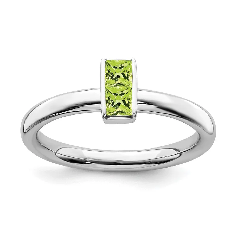Adjustable Charm Bracelets For A Perfect Fit Sterling Silver Peridot 2 Stone Bar Stackable Ring Adjustable Charm Bracelets For A Perfect Fit Sterling Silver Peridot 2 Stone Bar Stackable Ring