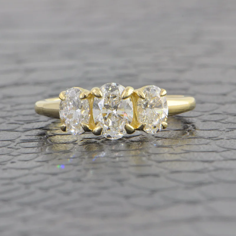 Shine Without Limits – Jewelry Sale Happening Now Three Stone 1.62 CTW Oval Cut Diamond Engagement Ring Shine Without Limits – Jewelry Sale Happening Now Three Stone 1.62 CTW Oval Cut Diamond Engagement Ring