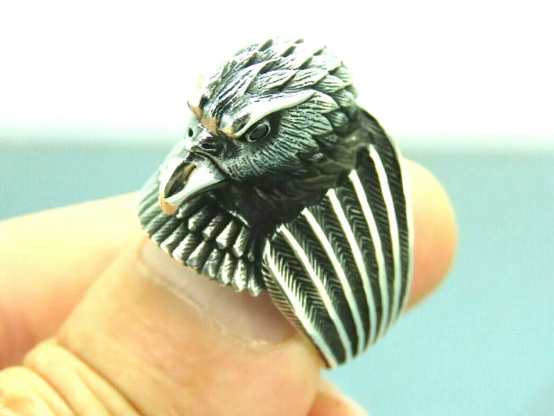 Flash Sale On Exquisite Jewelry – Don't Miss Out Turkish Handmade Jewelry 925 Sterling Silver Eagle Design Mens Rings Flash Sale On Exquisite Jewelry – Don't Miss Out Turkish Handmade Jewelry 925 Sterling Silver Eagle Design Mens Rings