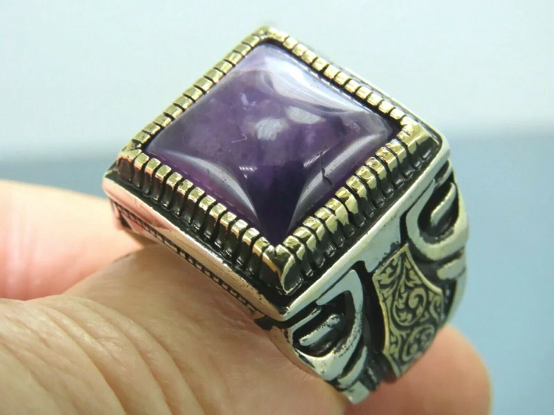 Don't Miss Out – Shop Elegant Jewelry For Less Turkish Handmade Jewelry 925 Sterling Silver Amethyst Stone Mens Rings Don't Miss Out – Shop Elegant Jewelry For Less Turkish Handmade Jewelry 925 Sterling Silver Amethyst Stone Mens Rings