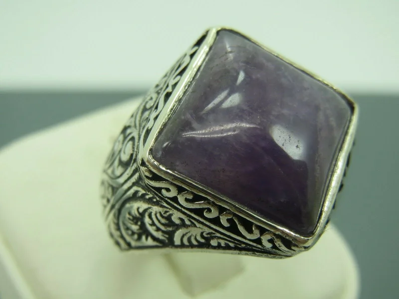 Unbeatable Offers On Luxury And Everyday Jewelry Turkish Handmade Jewelry 925 Sterling Silver Amethyst Stone Engraved Mens Rings Unbeatable Offers On Luxury And Everyday Jewelry Turkish Handmade Jewelry 925 Sterling Silver Amethyst Stone Engraved Mens Rings