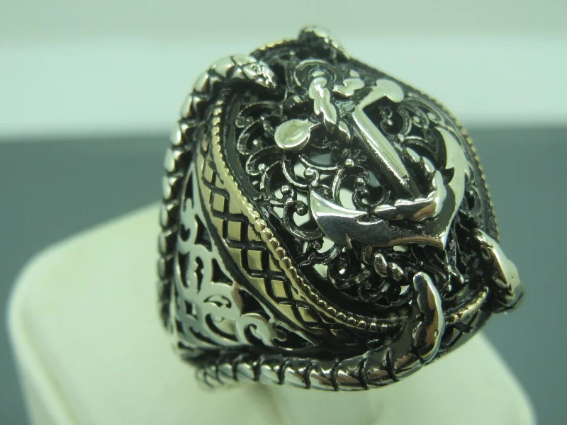 Affordable Glamour – Must-Have Jewelry At Special Rates Turkish Handmade Jewelry 925 Sterling Silver Anchor Design Mens Rings Affordable Glamour – Must-Have Jewelry At Special Rates Turkish Handmade Jewelry 925 Sterling Silver Anchor Design Mens Rings