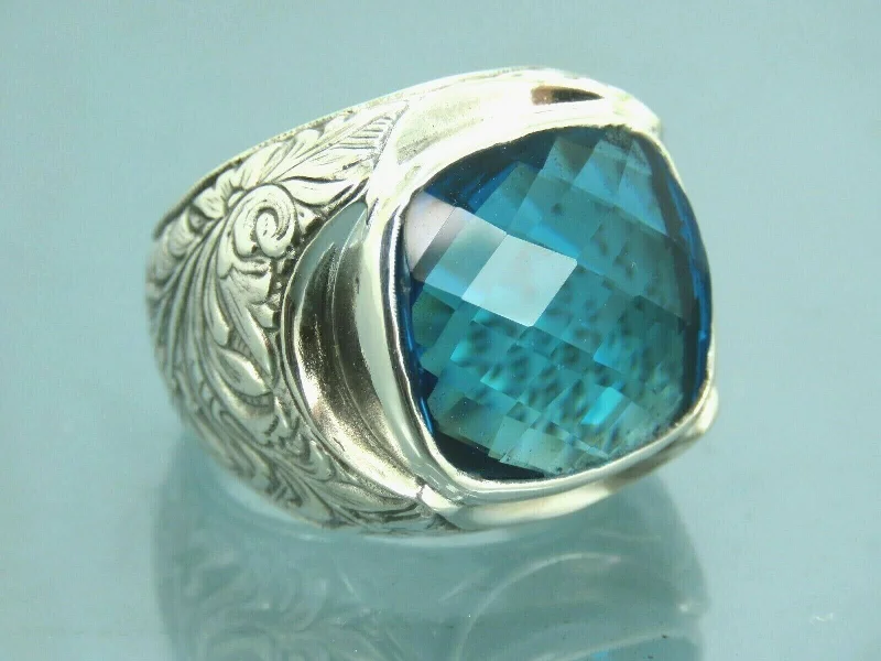 Luxury Jewelry Sale – Sparkle For Less Turkish Handmade Jewelry 925 Sterling Silver Aquamarine Stone Mens Rings Luxury Jewelry Sale – Sparkle For Less Turkish Handmade Jewelry 925 Sterling Silver Aquamarine Stone Mens Rings