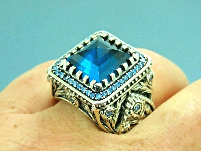 Handcrafted Jewelry Sale – Unique Designs At Low Prices Turkish Handmade Jewelry 925 Sterling Silver Aquamarine Stone Mens Rings Handcrafted Jewelry Sale – Unique Designs At Low Prices Turkish Handmade Jewelry 925 Sterling Silver Aquamarine Stone Mens Rings