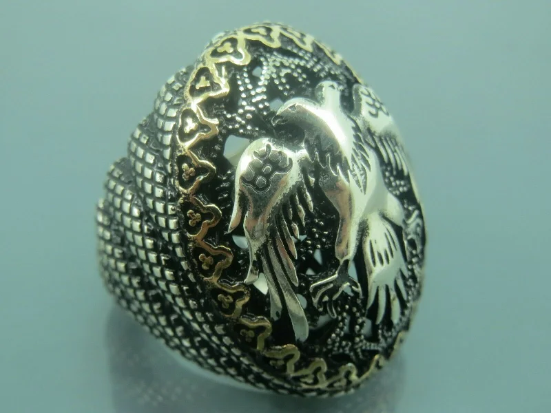 Trending Jewelry Now Available At Exclusive Prices Turkish Handmade Jewelry 925 Sterling Silver Eagle Desing Mens Rings Trending Jewelry Now Available At Exclusive Prices Turkish Handmade Jewelry 925 Sterling Silver Eagle Desing Mens Rings