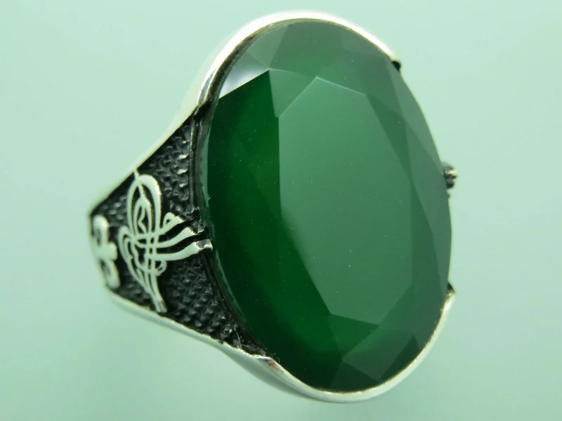 High-End Jewelry, Now More Affordable Than Ever Turkish Handmade Jewelry 925 Sterling Silver Emerald Stone Mens Rings High-End Jewelry, Now More Affordable Than Ever Turkish Handmade Jewelry 925 Sterling Silver Emerald Stone Mens Rings