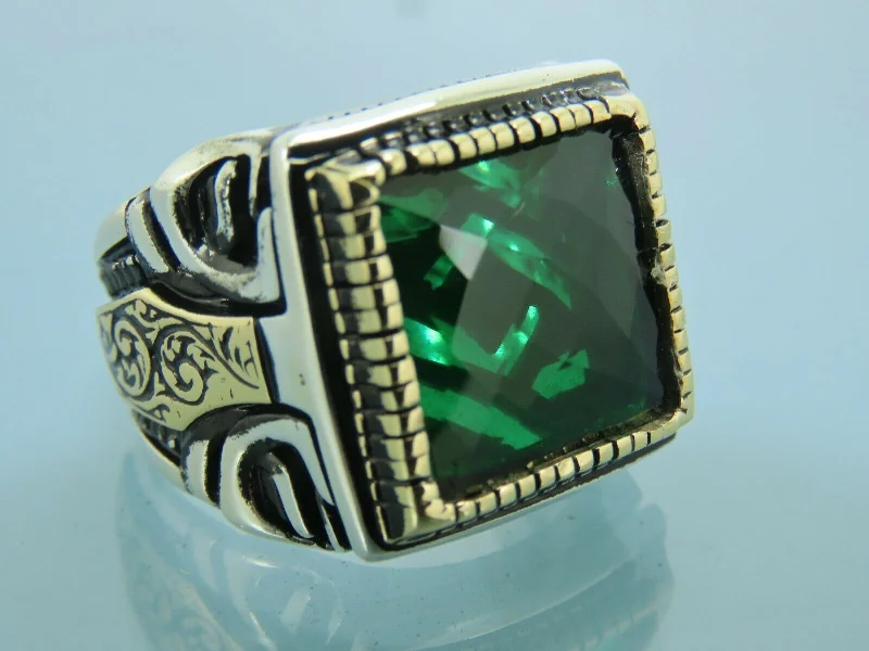 Once-A-Year Jewelry Sale – Grab Your Favorites Now Turkish Handmade Jewelry 925 Sterling Silver Emerald Stone Mens Rings Once-A-Year Jewelry Sale – Grab Your Favorites Now Turkish Handmade Jewelry 925 Sterling Silver Emerald Stone Mens Rings