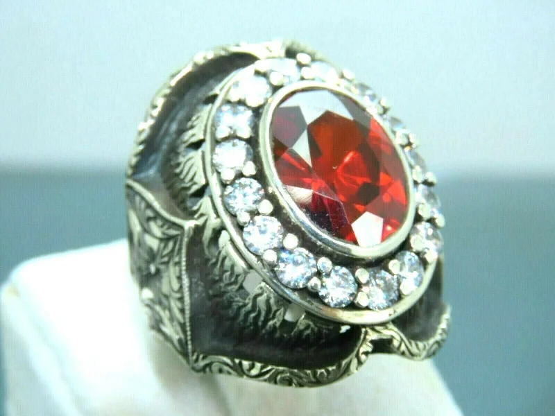 Premium Jewelry At Promotional Prices – Shine Today Turkish Handmade Jewelry 925 Sterling Silver Garnet Stone Mens Rings Premium Jewelry At Promotional Prices – Shine Today Turkish Handmade Jewelry 925 Sterling Silver Garnet Stone Mens Rings