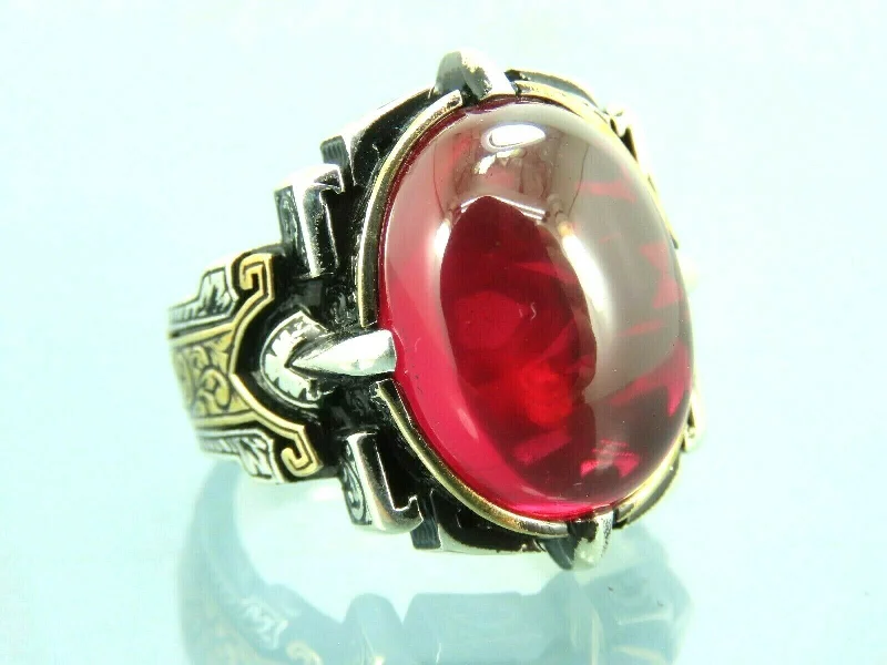 Trending Jewelry Styles Now At Limited-Time Discounts Turkish Handmade Jewelry 925 Sterling Silver Ruby Stone Mens Rings Trending Jewelry Styles Now At Limited-Time Discounts Turkish Handmade Jewelry 925 Sterling Silver Ruby Stone Mens Rings