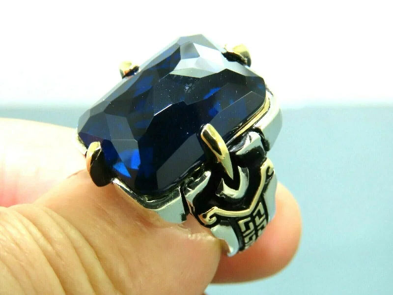 Shine In Style – Shop Jewelry Discounts Today Turkish Handmade Jewelry 925 Sterling Silver Sapphire Stone Mens Rings Shine In Style – Shop Jewelry Discounts Today Turkish Handmade Jewelry 925 Sterling Silver Sapphire Stone Mens Rings