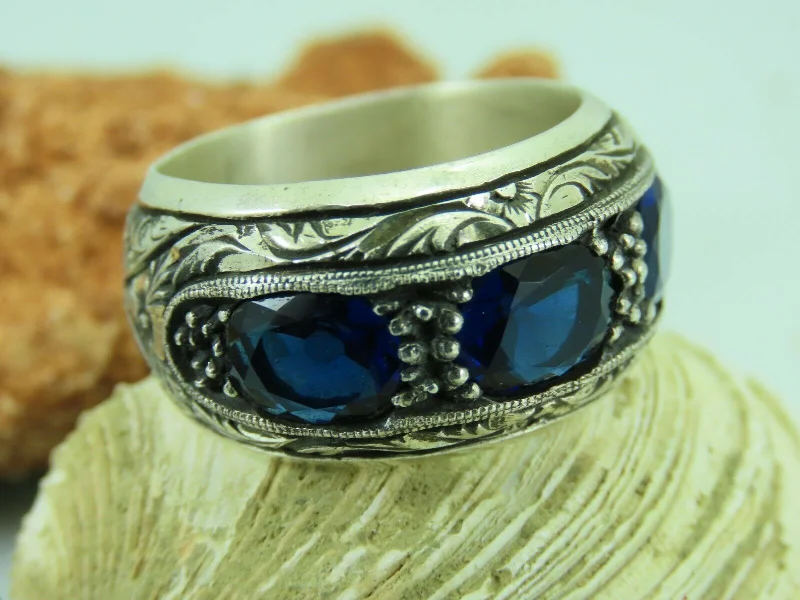 Exclusive Jewelry Offers – Sparkle For Less Turkish Handmade Jewelry 925 Sterling Silver Sapphire Stone Mens Rings Exclusive Jewelry Offers – Sparkle For Less Turkish Handmade Jewelry 925 Sterling Silver Sapphire Stone Mens Rings