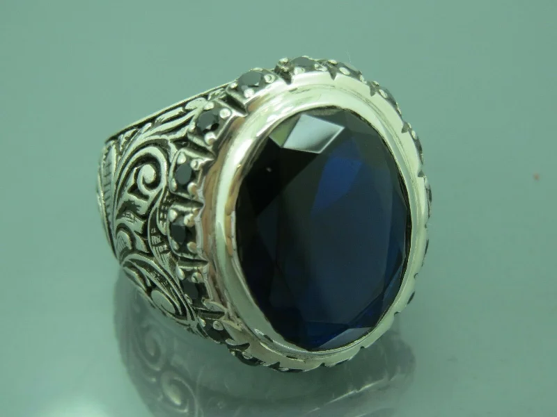 Holiday Jewelry Sale – Perfect Gifts At Great Prices Turkish Handmade Jewelry 925 Sterling Silver Sapphire Stone Mens Rings Holiday Jewelry Sale – Perfect Gifts At Great Prices Turkish Handmade Jewelry 925 Sterling Silver Sapphire Stone Mens Rings
