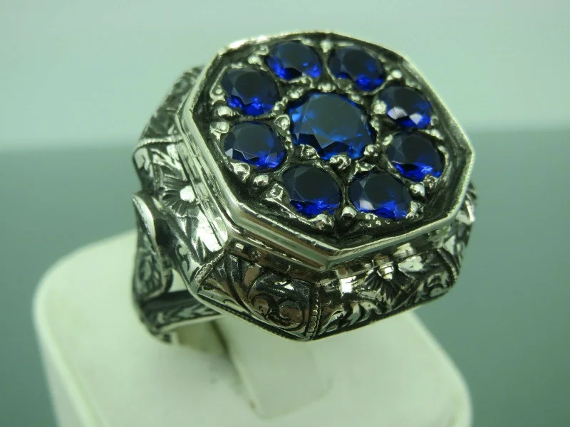 Luxury Jewelry At Unbeatable Discounts Turkish Handmade Jewelry 925 Sterling Silver Sapphire Stone Mens Rings Luxury Jewelry At Unbeatable Discounts Turkish Handmade Jewelry 925 Sterling Silver Sapphire Stone Mens Rings